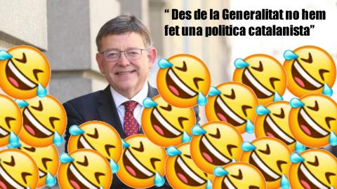 Chimo Puig en una fotraca de cares rient-se